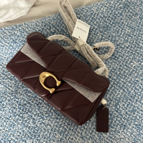 Coach Tabby Shoulder Bag 20 - Deep Purple - Picture 8 of 10